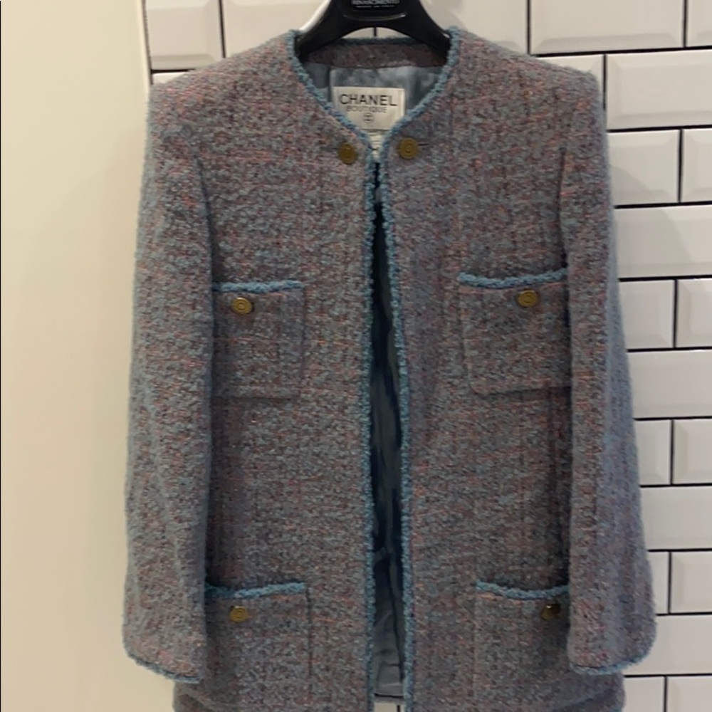 100% authentic Chanel Four Pocket Tweed Jacket